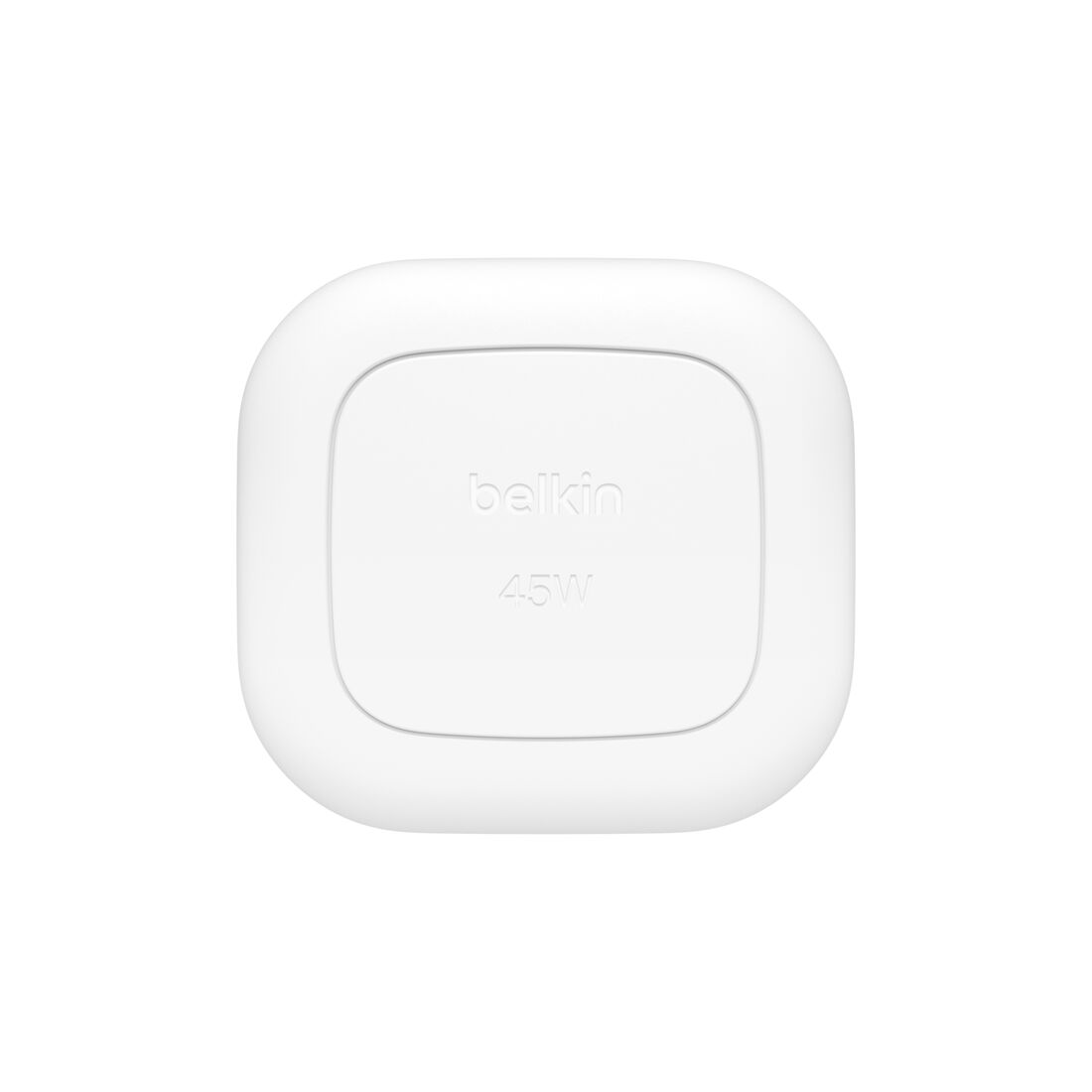 Belkin Compact USB-C Wall Charger 45W + USB-C Cable - White - شاحن Belkin Compact USB-C Wall Charger 45W + USB-C Cable - White - شاحن