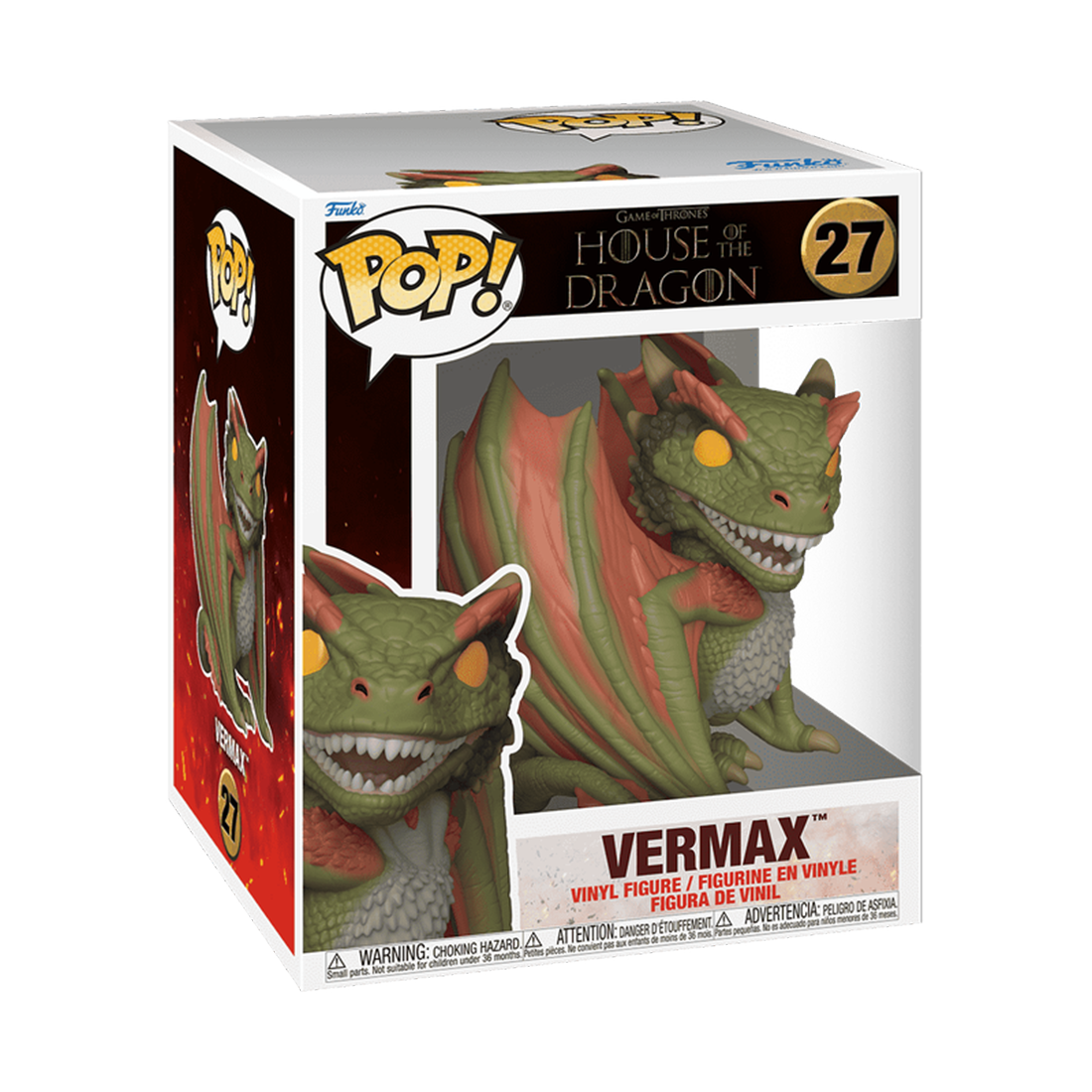Funko Pop Super! Tv: House of the Dragon S4 - Vermax #27 - مجسم - Store 974 Electronics WLL  | ستور٩٧٤ للالكترونيات ذ.م.م