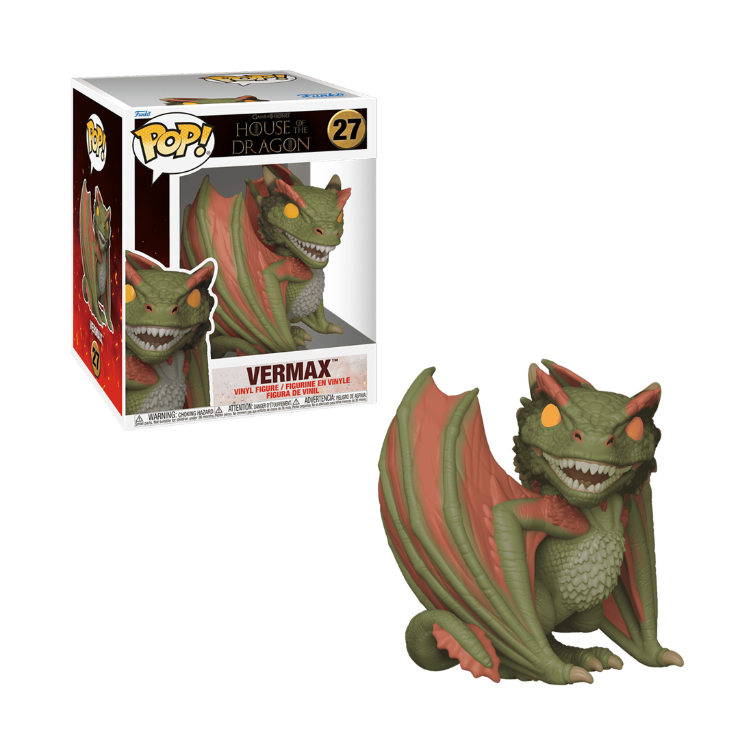 Funko Pop Super! Tv: House of the Dragon S4 - Vermax #27 - مجسم - Store 974 Electronics WLL  | ستور٩٧٤ للالكترونيات ذ.م.م