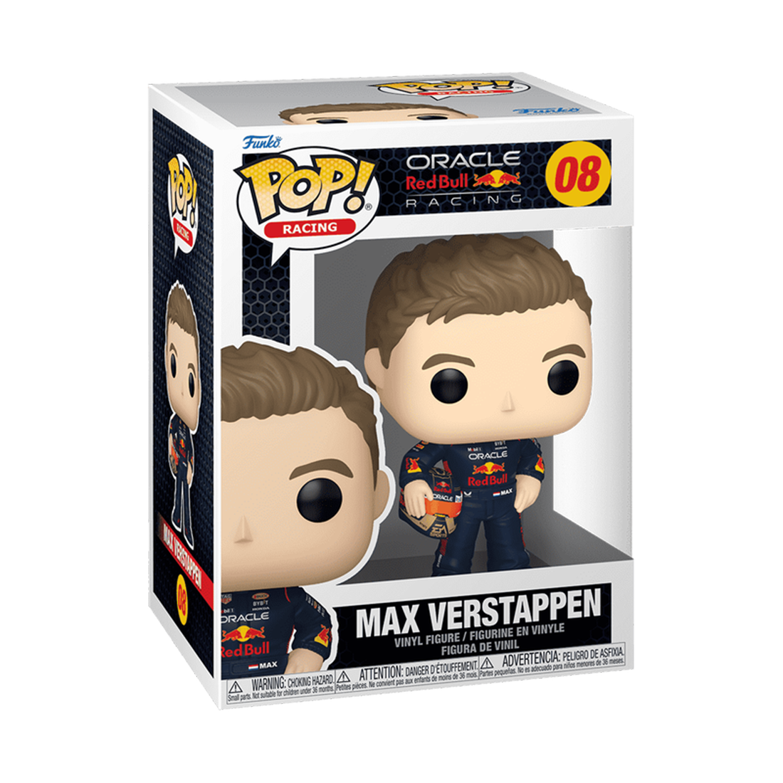 Funko Pop! Formula 1: Red Bull - Verstappen with Helmet #08 - مجسم - Store 974 Electronics WLL  | ستور٩٧٤ للالكترونيات ذ.م.م
