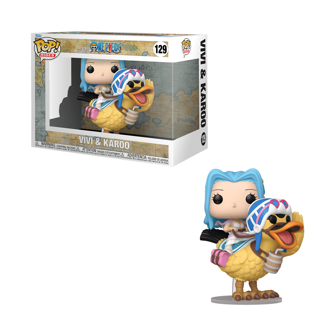 Funko Pop Ride! Animation: One Piece - Vivi and Karoo #129 - مجسم - Store 974 Electronics WLL  | ستور٩٧٤ للالكترونيات ذ.م.م