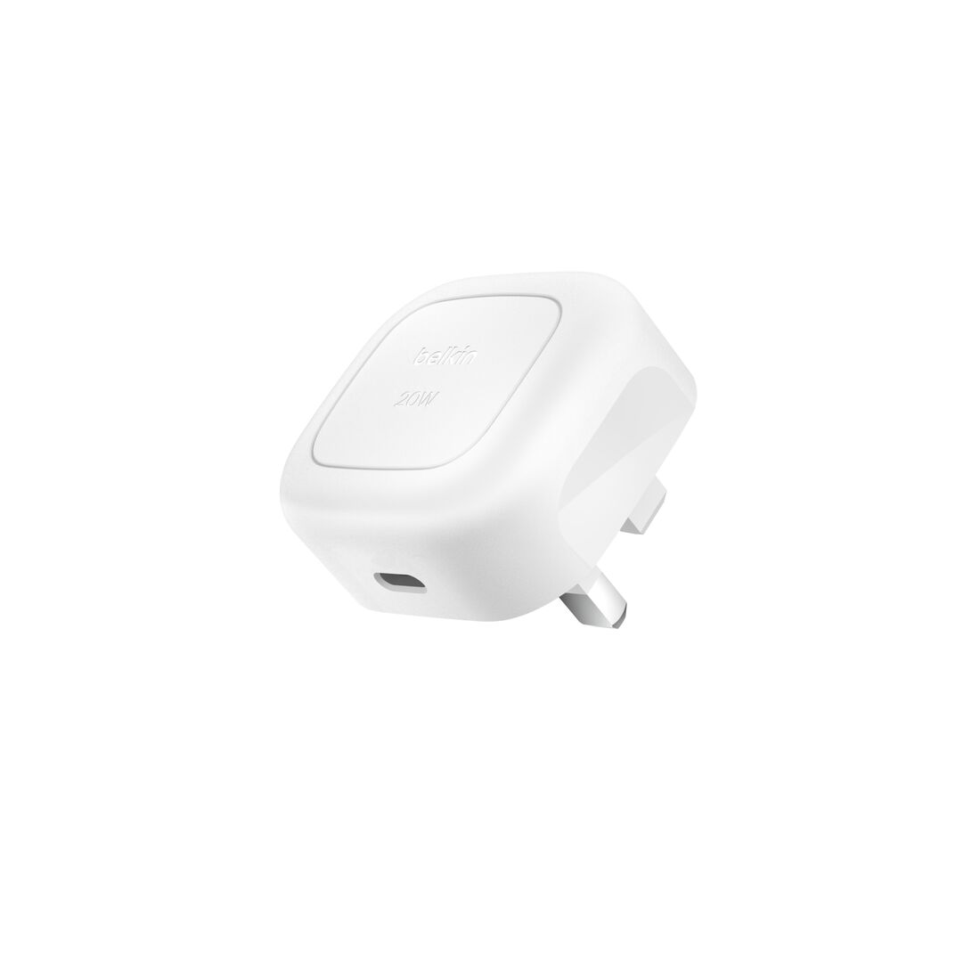 Belkin Compact USB-C Charger 20W - White - شاحن