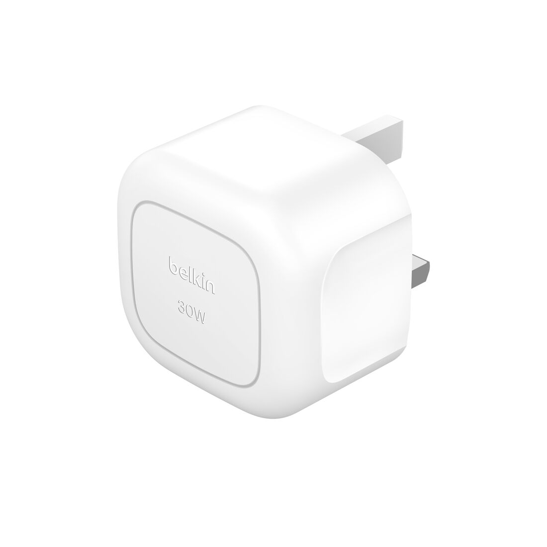 Belkin Compact USB-C Wall Charger 30W - White - شاحن