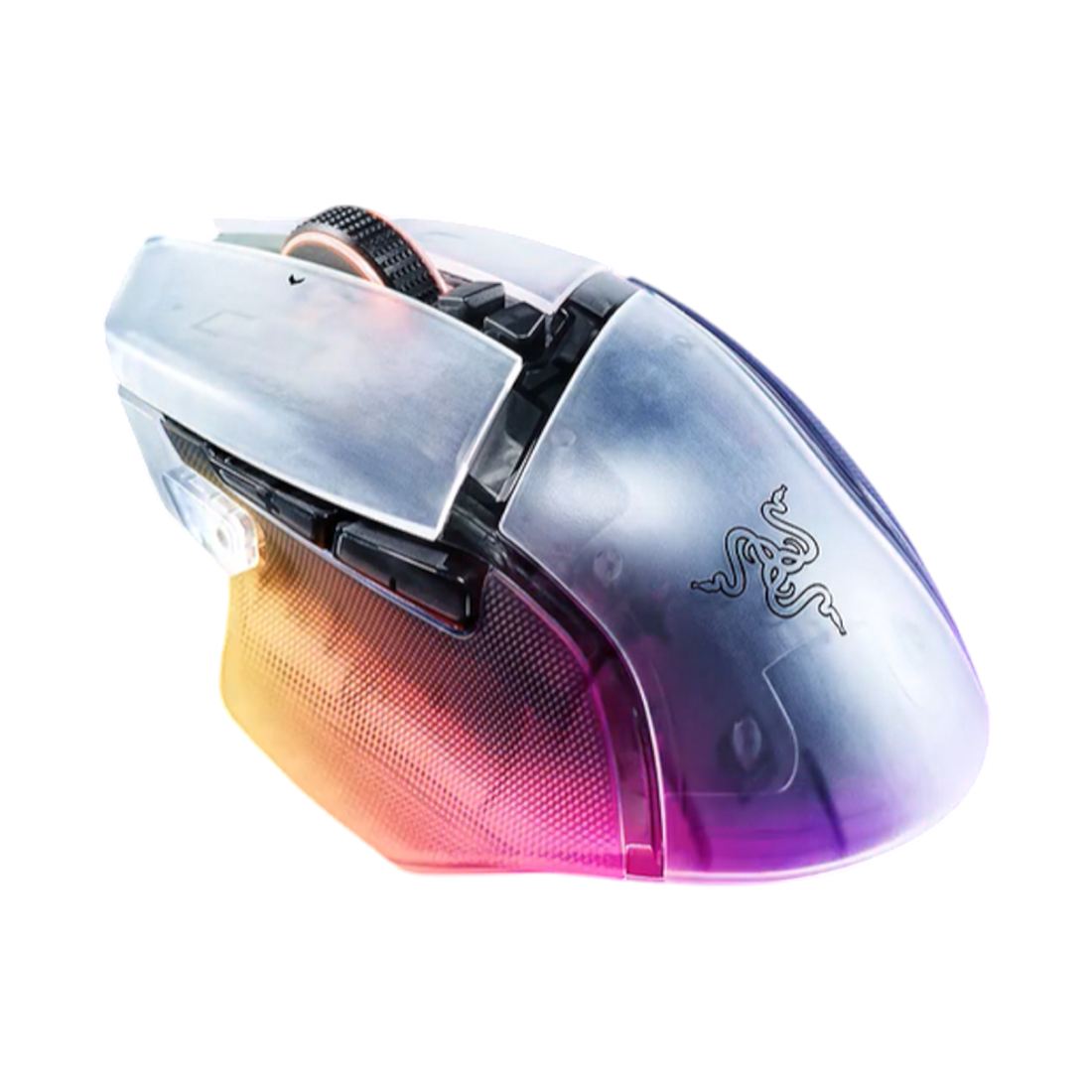 Razer Basilisk V3 Pro 35K Wireless Ergonomic RGB Gaming Mouse - Phantom White Edition - فأرة