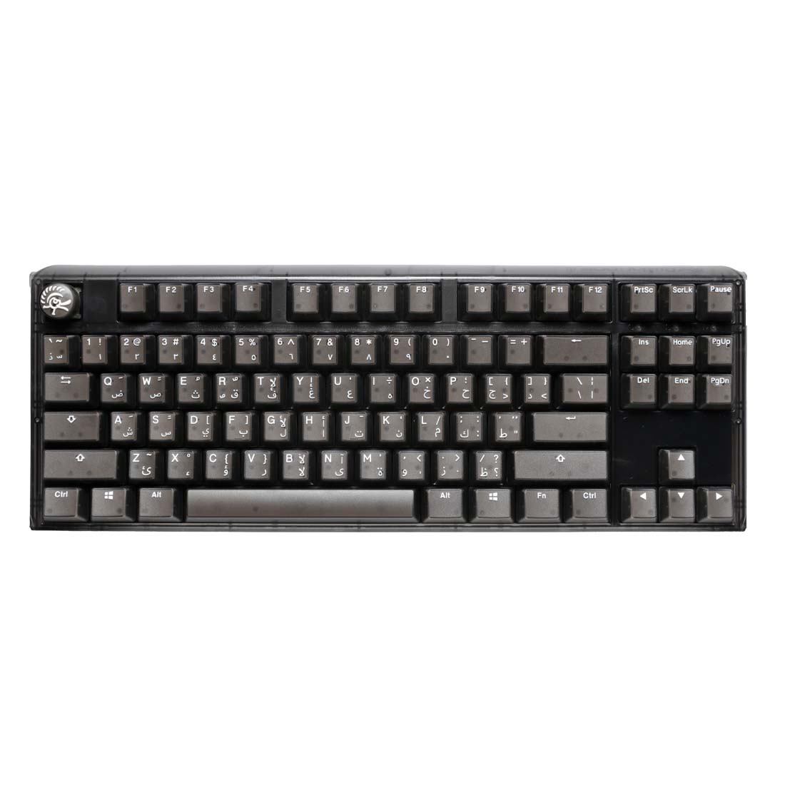 Ducky One 3 Aura Black TKL Wired Mechanical Gaming Keyboard - Silent Red Switch - Myst Black - لوحة مفاتيح - Store 974 | ستور ٩٧٤