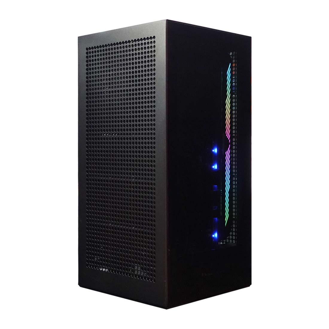 (Pre-Owned) Gaming PC AMD Ryzen 5 5600x w/ ASUS ROG Strix RTX 3060 Ti & NZXT H1 - Black - كمبيوتر مستعمل - Store 974 | ستور ٩٧٤