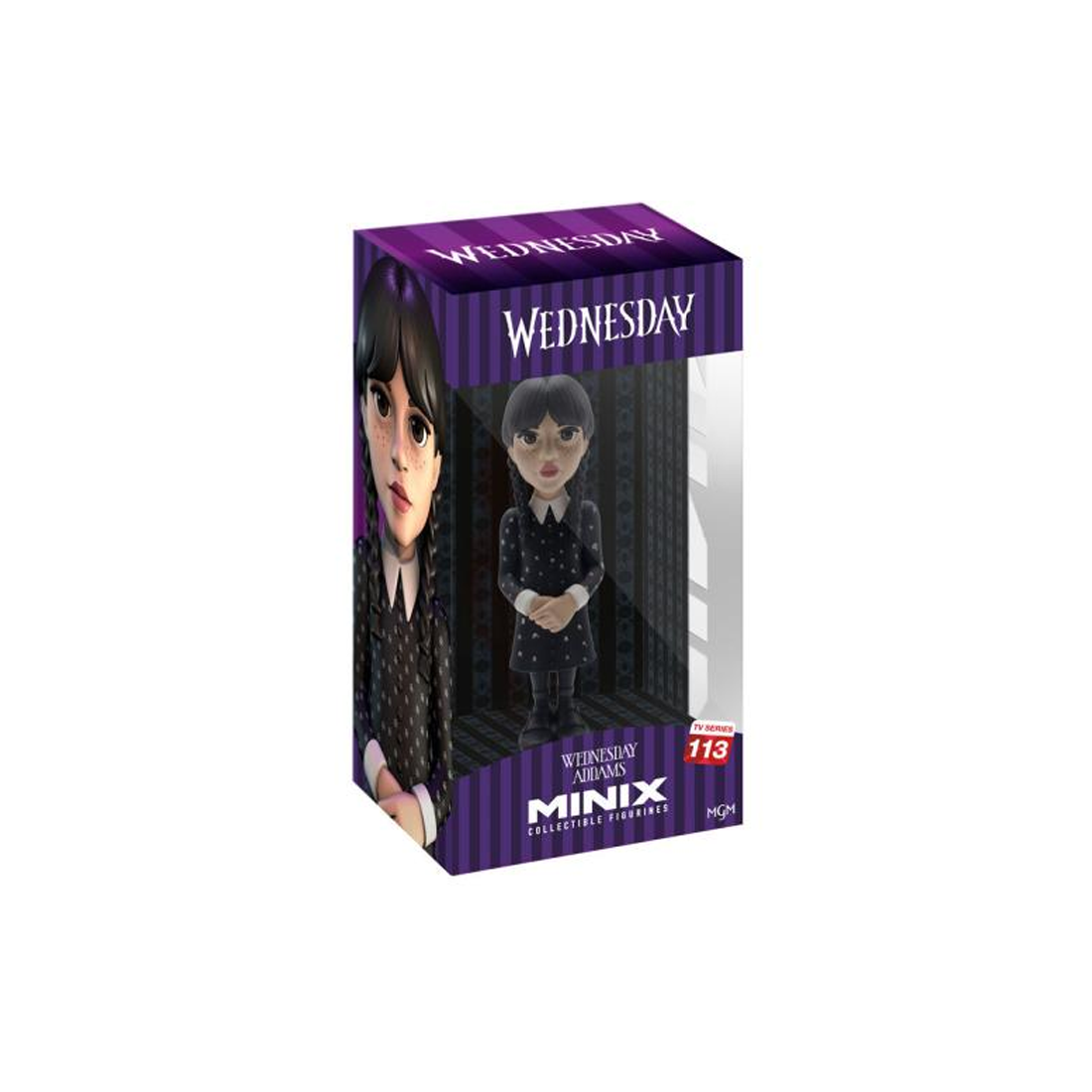 Minix Tv Series Wednesday Wednesday Addams - دمية - Store 974 Electronics WLL  | ستور٩٧٤ للالكترونيات ذ.م.م