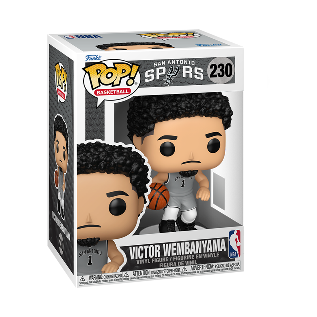 Funko Pop! Basketball: NBA Spurs - Victor Wembanyama (SE) #230 - مجسم Funko Pop! Basketball: NBA Spurs - Victor Wembanyama (SE) #230 - مجسم
