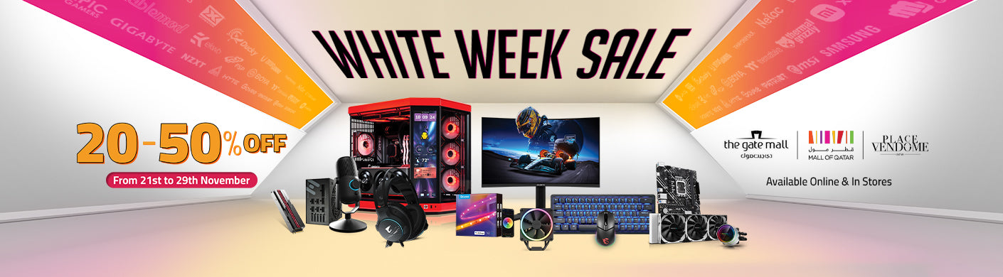 White Week Sale Banner