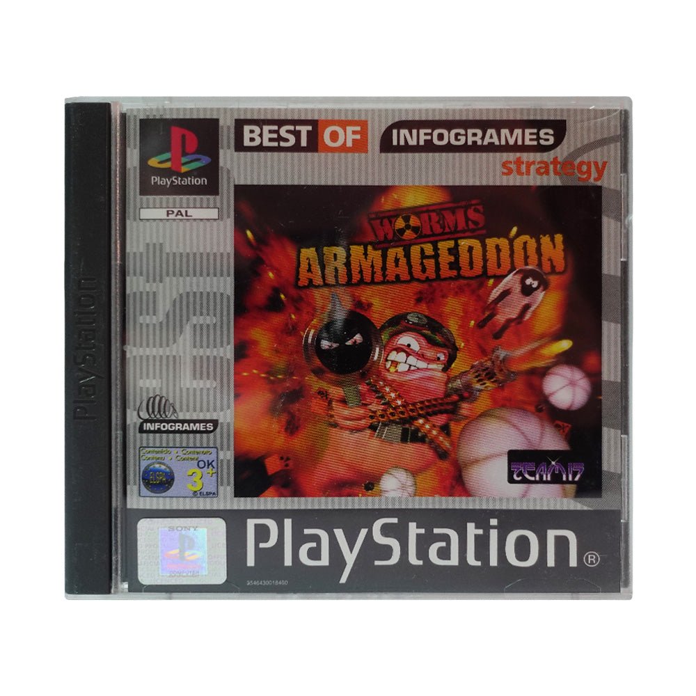 (Pre-Owned) Worms Armageddon - Playstation 1 - ريترو - Store 974 | ستور ٩٧٤