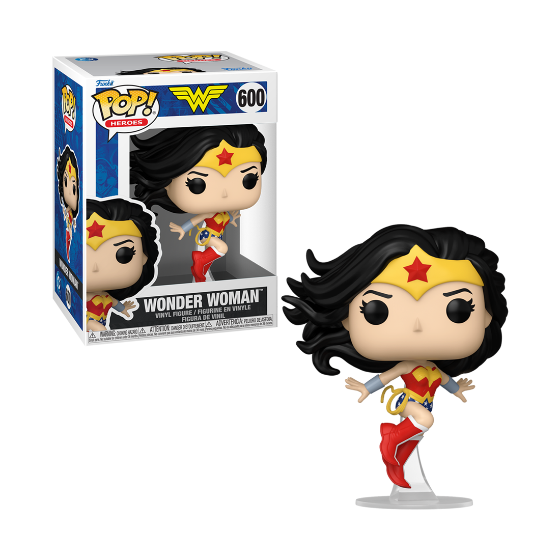Funko Pop! Heroes: DCNC - Wonder Woman #600 - مجسم Funko Pop! Heroes: DCNC - Wonder Woman #600 - مجسم