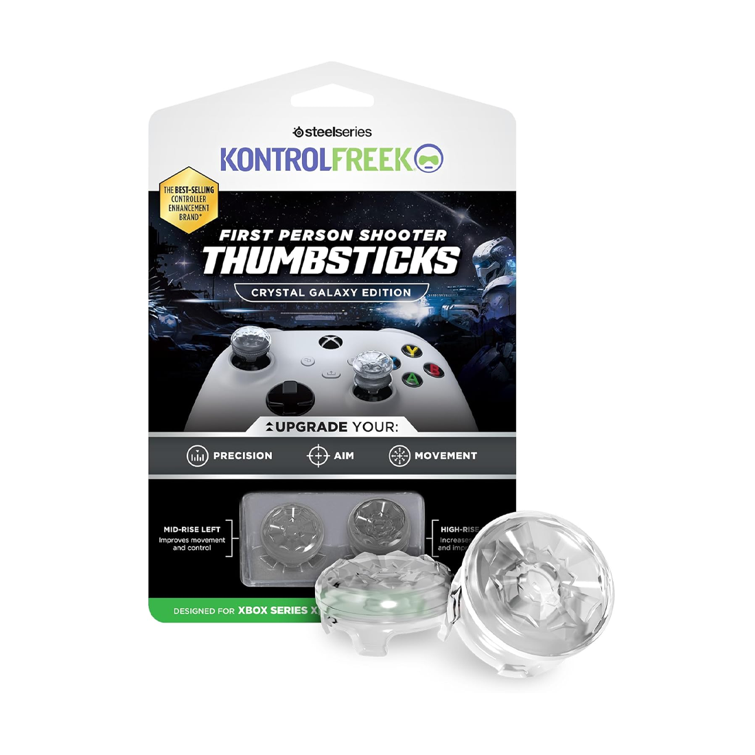 Kontrolfreek FPS Crystal Galaxy Ed. Thumbsticks - Xbox One/Series X - أكسسوار - Store 974 Electronics WLL  | ستور٩٧٤ للالكترونيات ذ.م.م