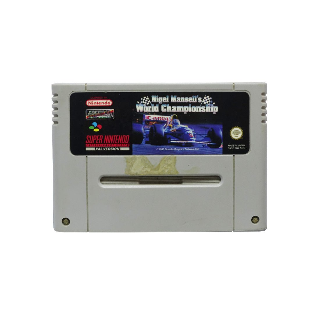 (Pre-Owned) Nigel Mansell's World Championship - Super Nintendo Entertainment System - ريترو - Store 974 | ستور ٩٧٤
