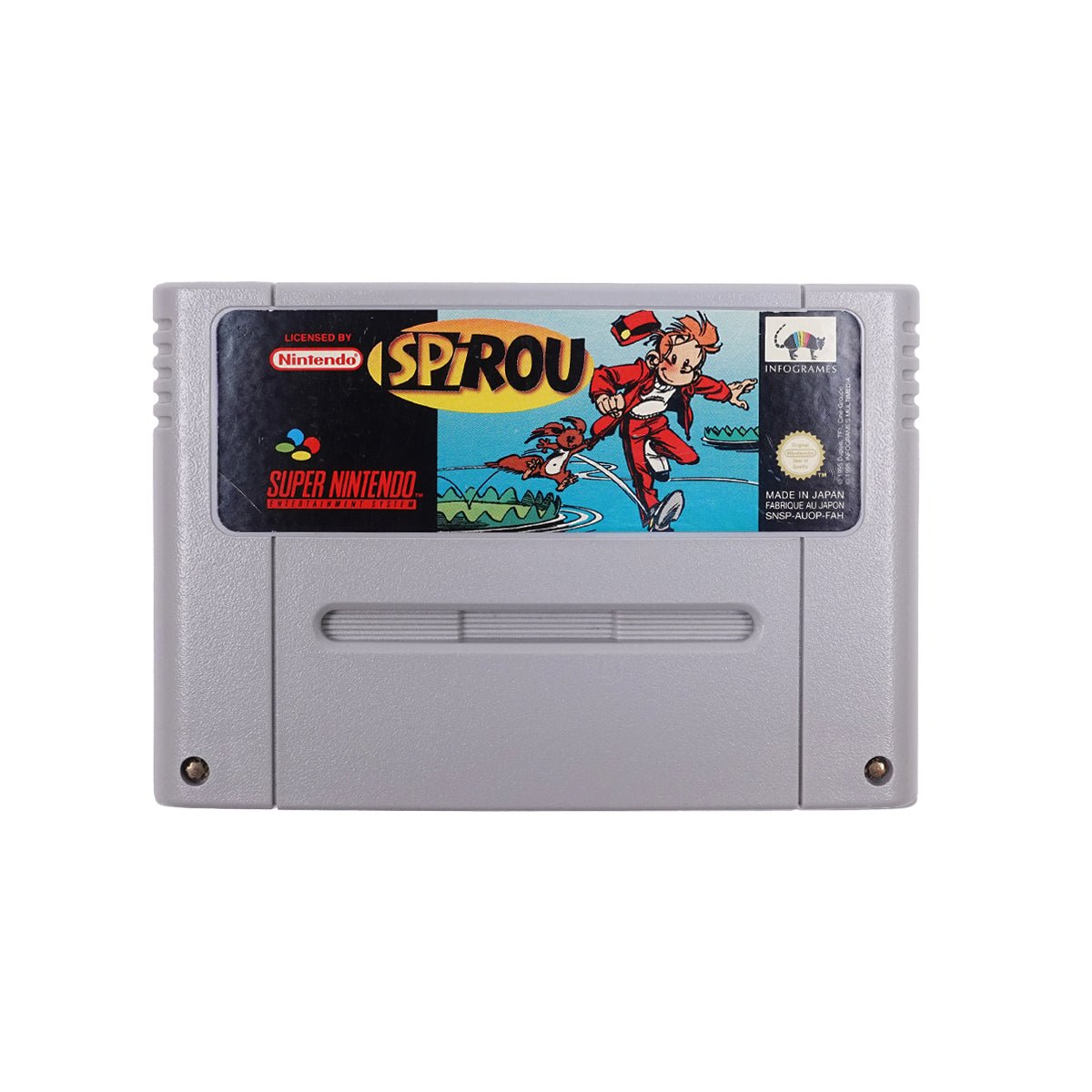 (Pre-Owned) Spirou - Super Nintendo Entertainment System - ريترو - Store 974 | ستور ٩٧٤