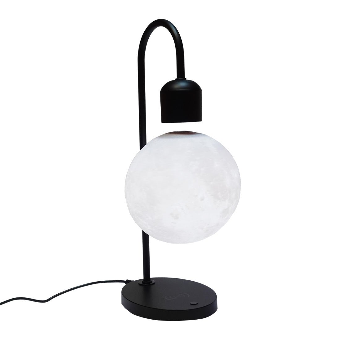 Floating Moon Lamp - Black - إضاءة - Store 974 | ستور ٩٧٤