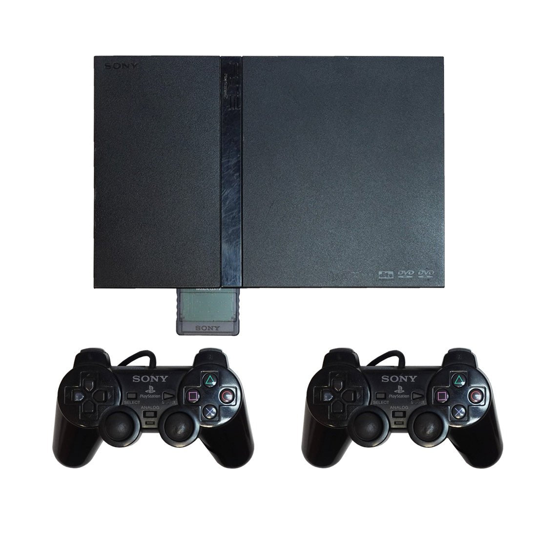 (Pre-Owned) Sony PlayStation 2 Slim Console - Black - ريترو - Store 974 | ستور ٩٧٤