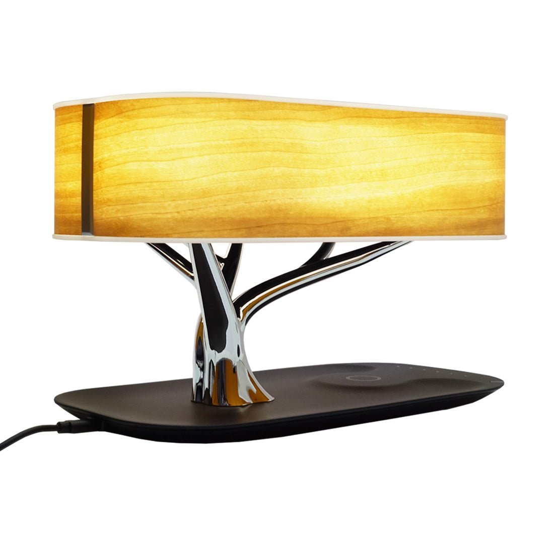 Wooden Tree Lamp - إضاءة - Store 974 | ستور ٩٧٤