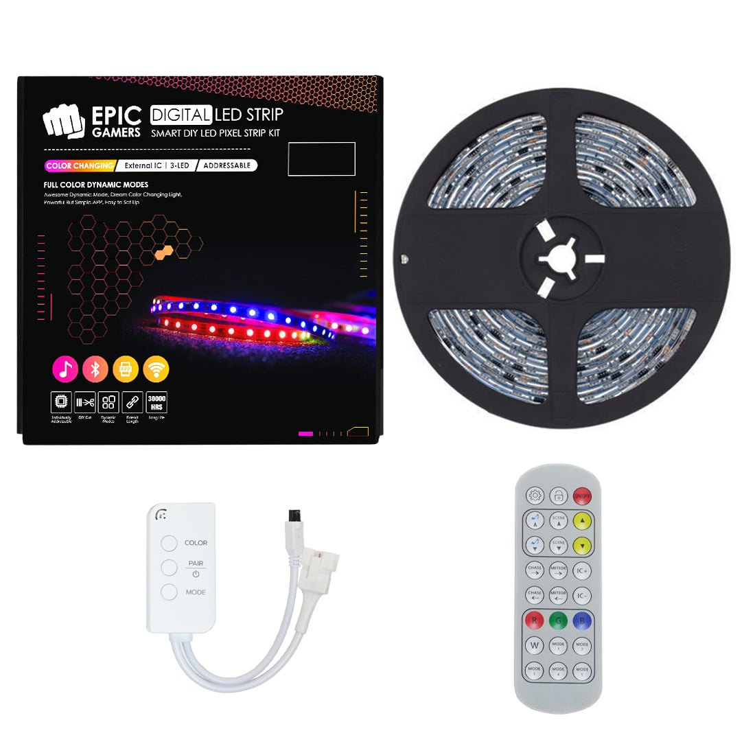 Epic Gamers Addressable RGB LED Strip V1 - 10 Meters - إضاءة - Store 974 | ستور ٩٧٤