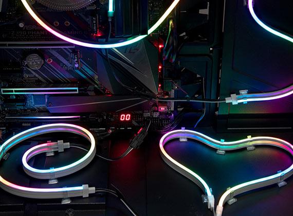 Team Group T-Force ARGB LED Uniform Strip - 450mm - إضاءة Team Group T-Force ARGB LED Uniform Strip - 450mm - إضاءة