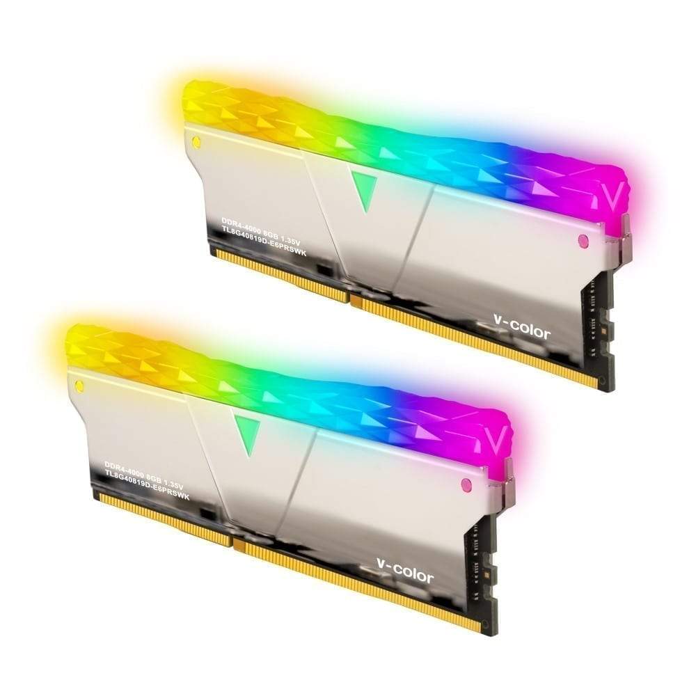 V-Color Prism Pro RGB 16GB (2x8GB ) 4000Mhz DDR4 - Silver - Store 974 | ستور ٩٧٤
