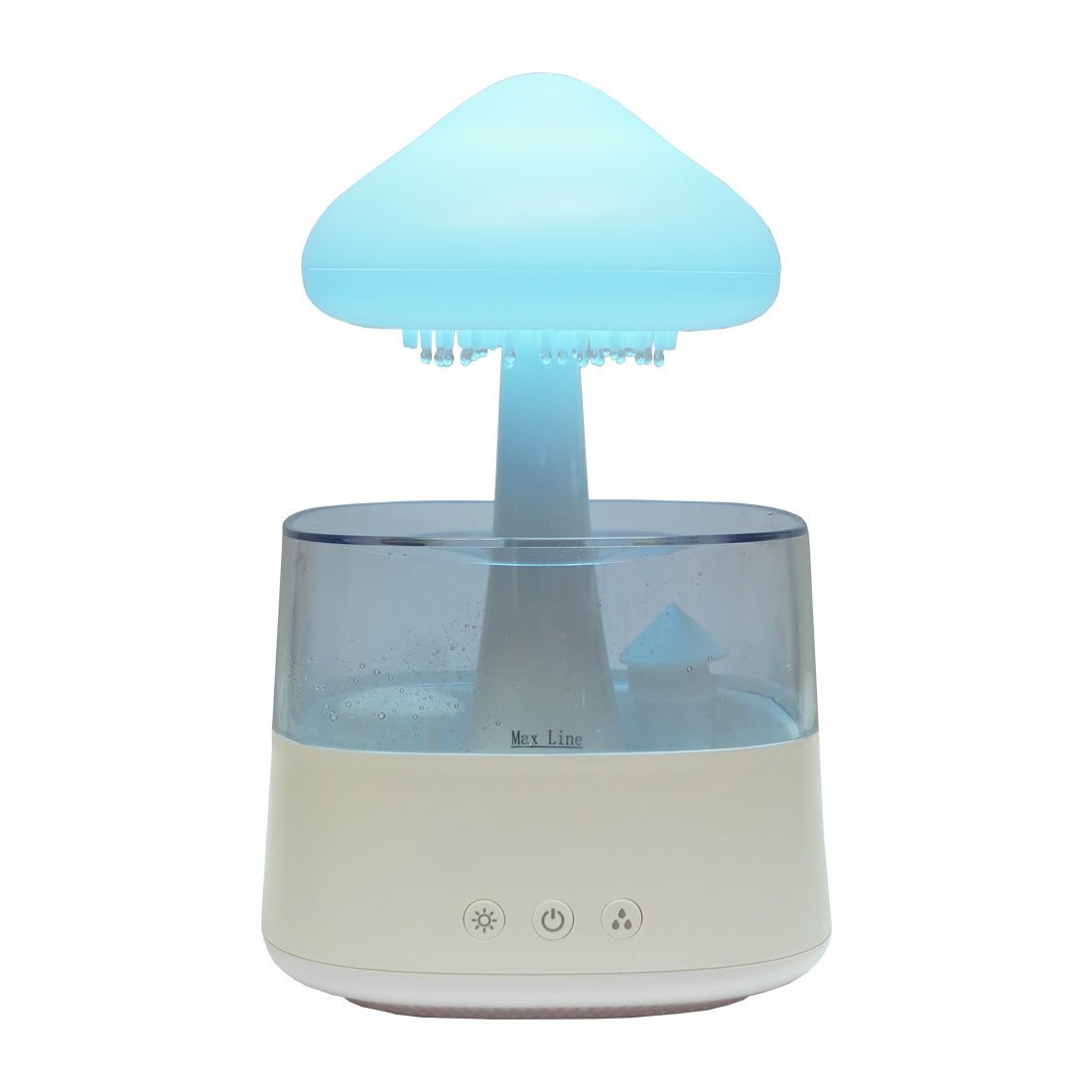 Mushroom Rain Cloud Humidifier - White - إضاءة - Store 974 | ستور ٩٧٤