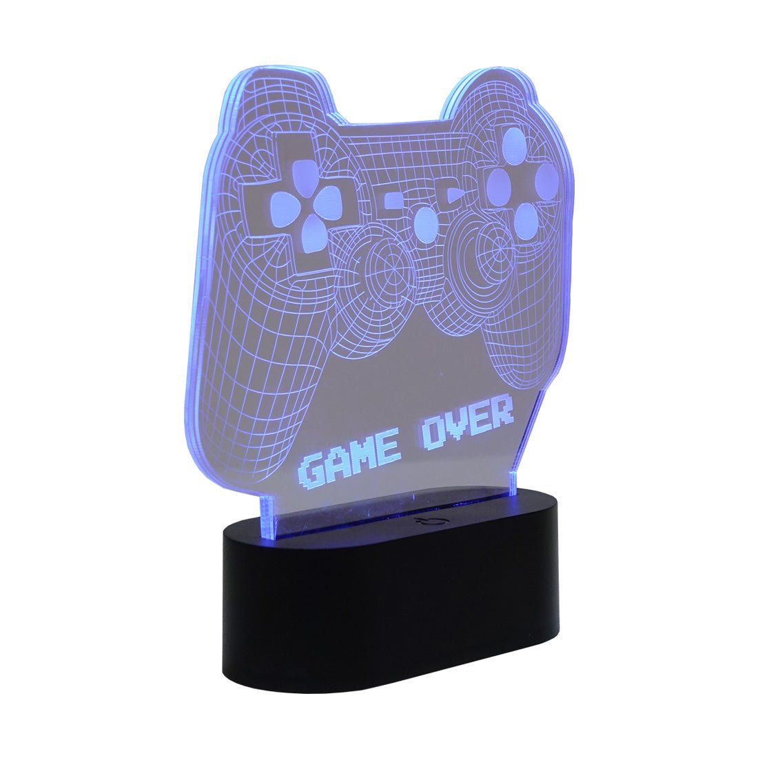 Led Neon 3D Controller Game Over Shape - إضاءة Led Neon 3D Controller Game Over Shape - إضاءة