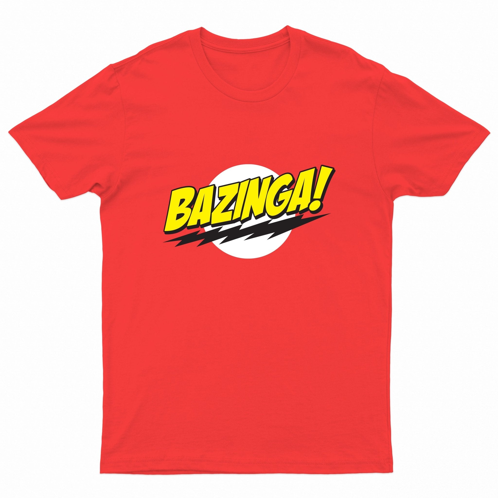 Paperboi Bazinga T-shirt - Red - قميص - Store 974 | ستور ٩٧٤