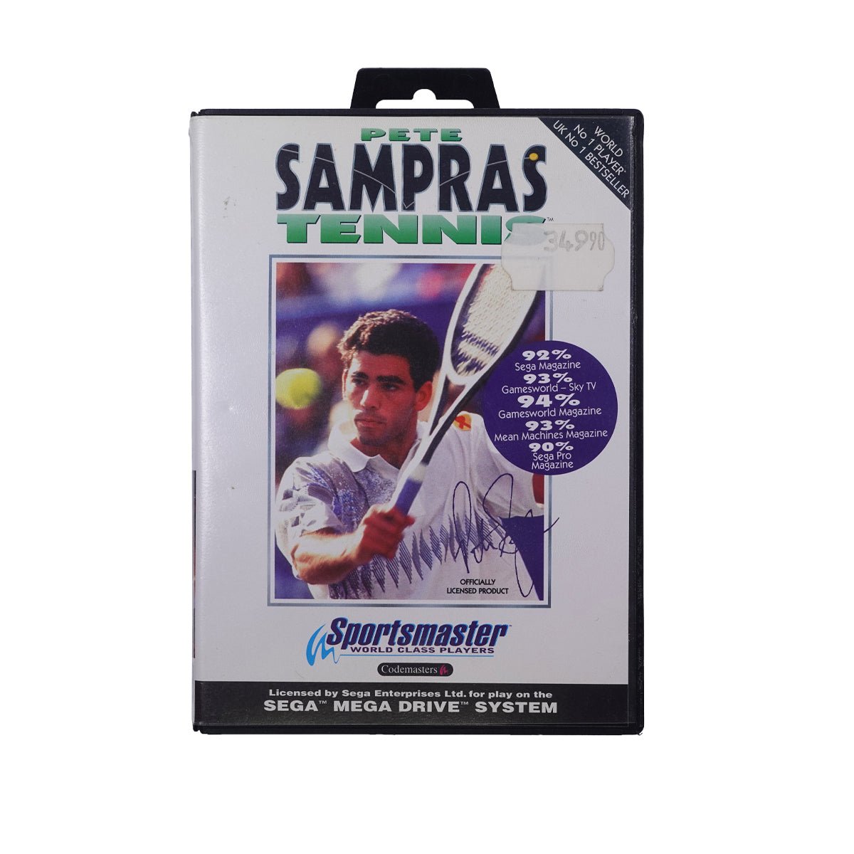 (Pre-Owned) Pete Sampras Tennis - Sega - ريترو - Store 974 | ستور ٩٧٤