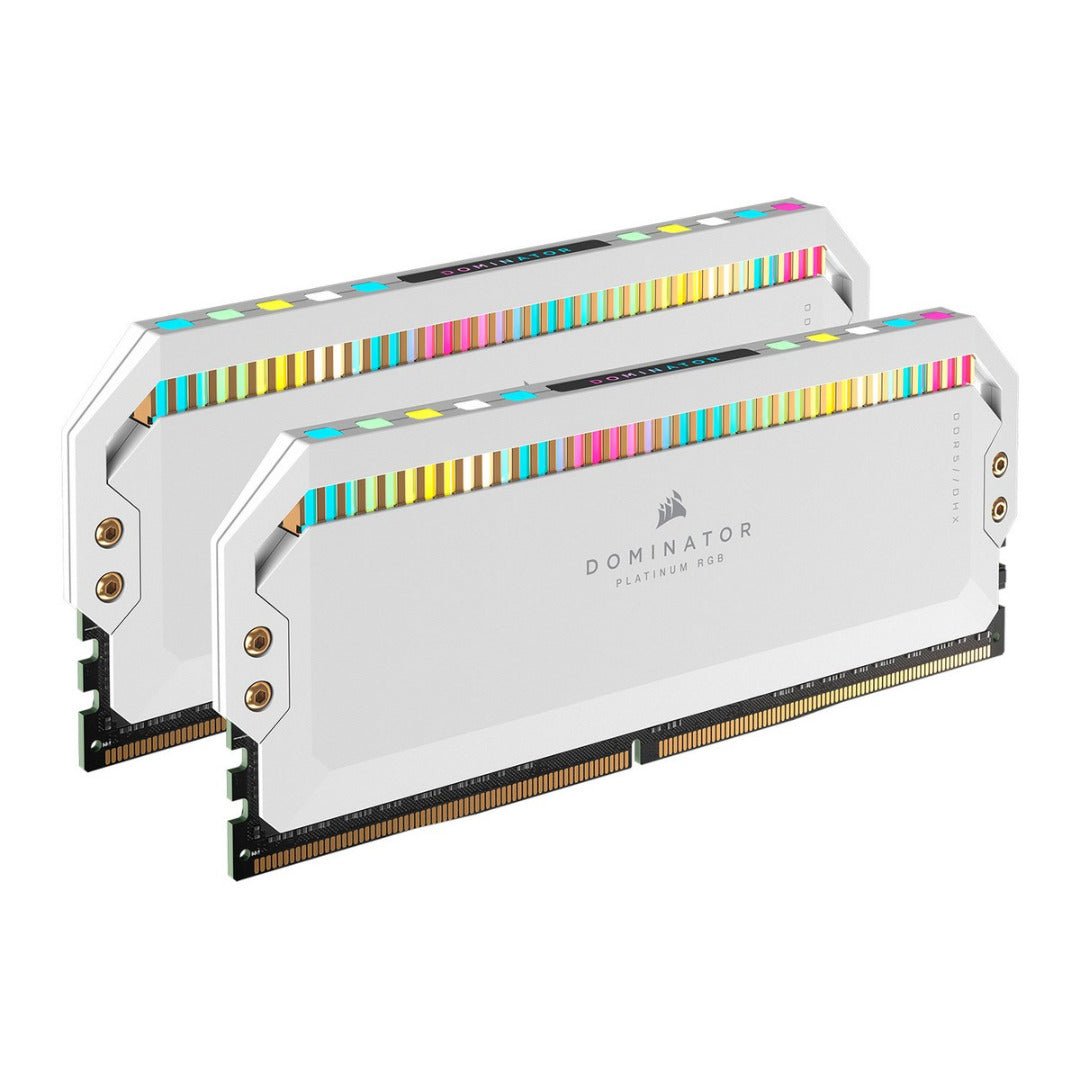 Corsair Dominator Platinum RGB 32GB (2x16GB) DDR5 5600MHz - White - Store 974 | ستور ٩٧٤