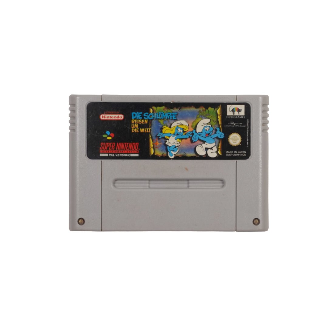 (Pre-Owned) The Smurfs: German Edition - Super Nintendo Entertainment System - Store 974 | ستور ٩٧٤