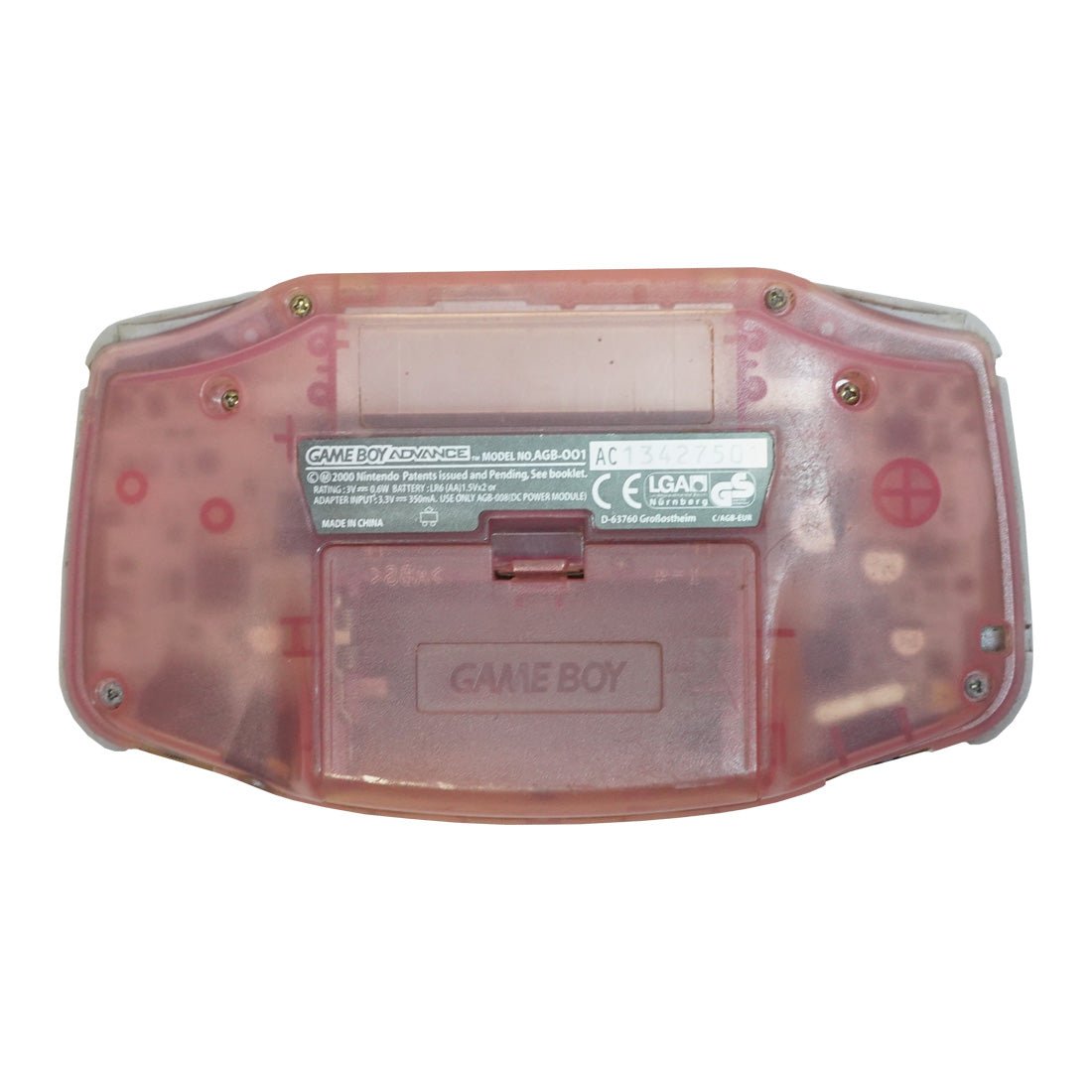 (Pre-Owned) Gameboy Advance Console - Transparent Orange - ريترو - Store 974 | ستور ٩٧٤