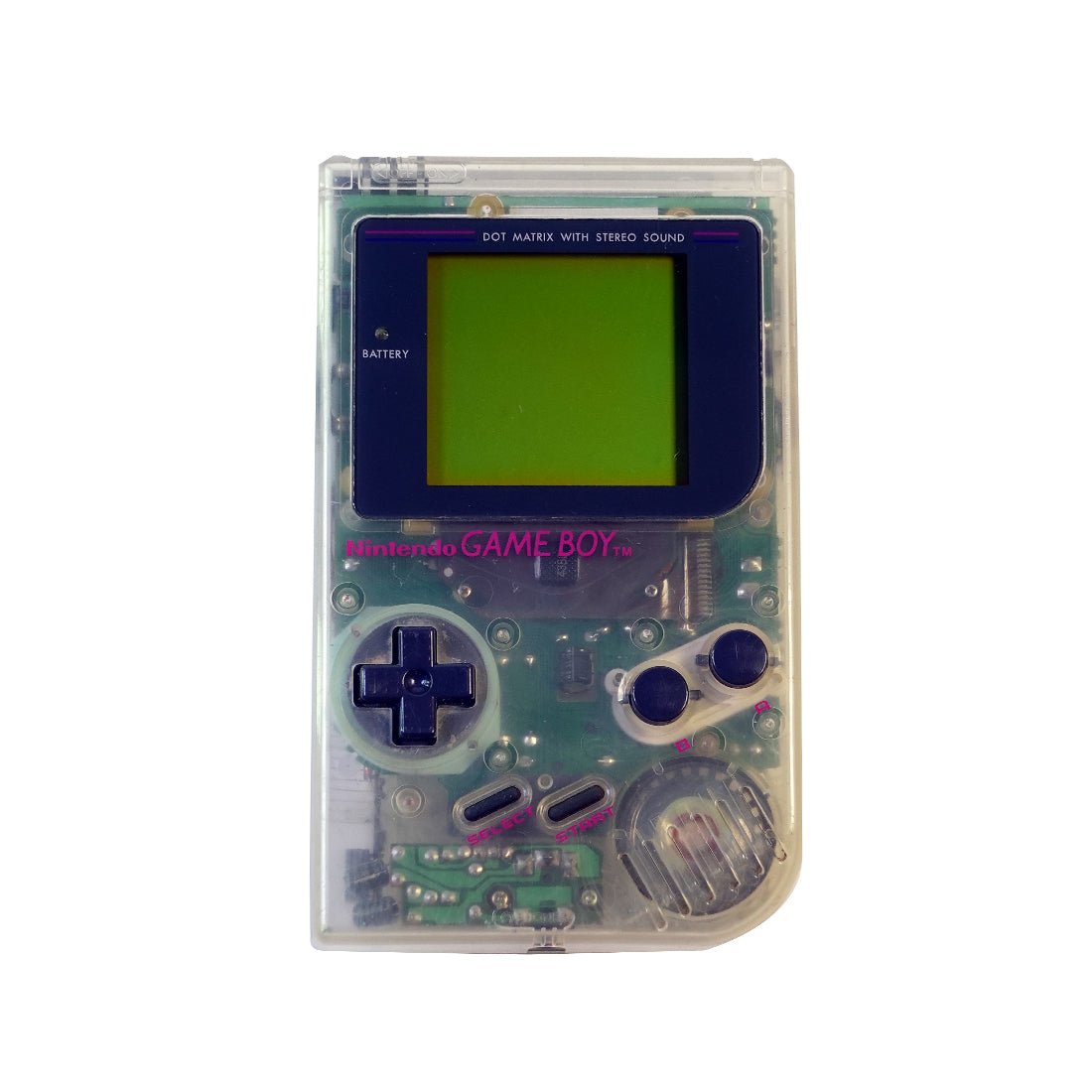 (Pre-Owned) Game Boy Classic Console - Transparent - ريترو - Store 974 | ستور ٩٧٤