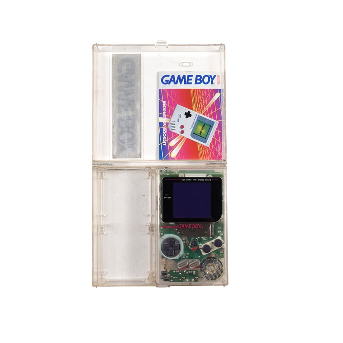 (Pre-Owned) Gameboy Classic Console - Transparent - Store 974 | ستور ٩٧٤