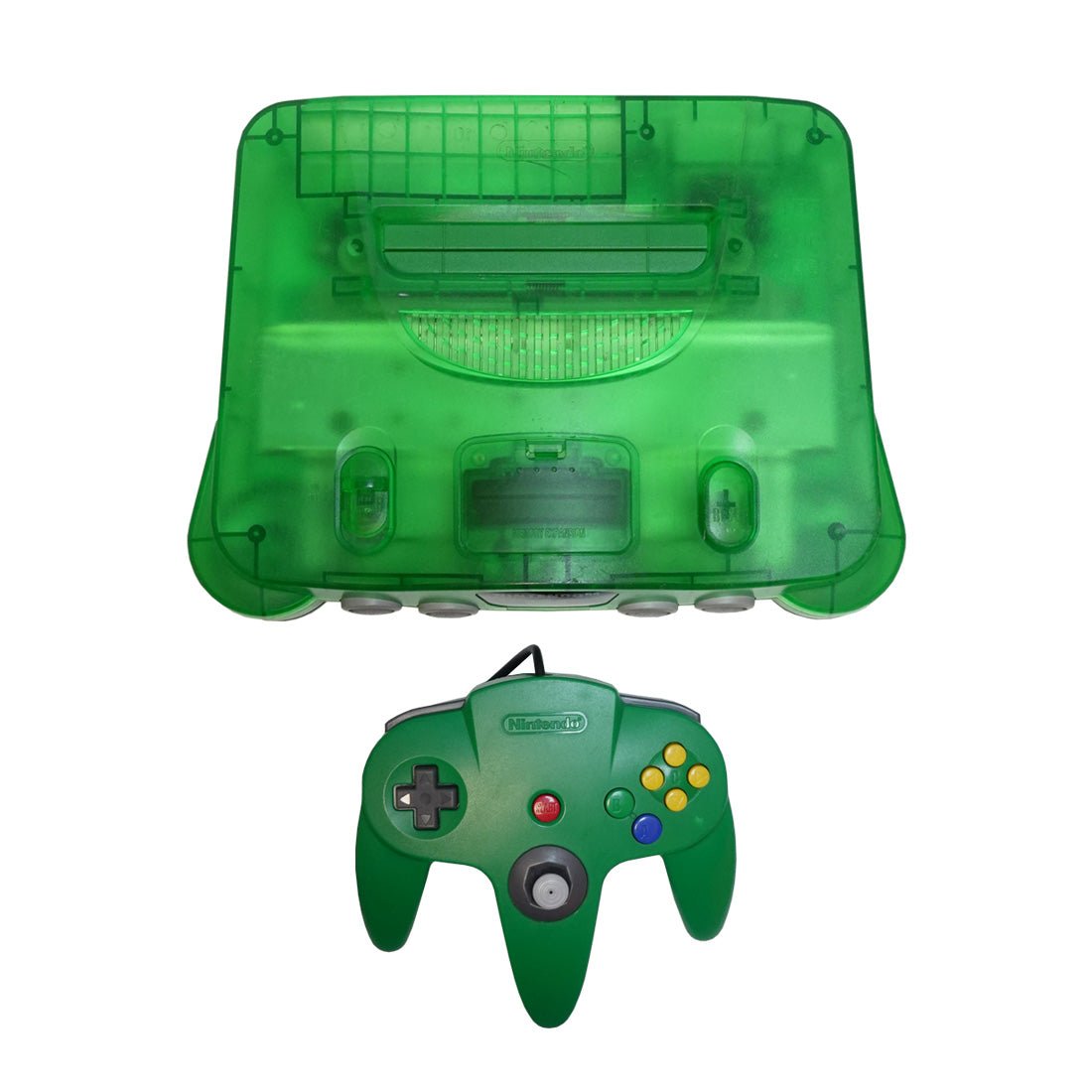 (Pre-Owned) Nintendo 64 Video Game Console - Green - ريترو - Store 974 | ستور ٩٧٤