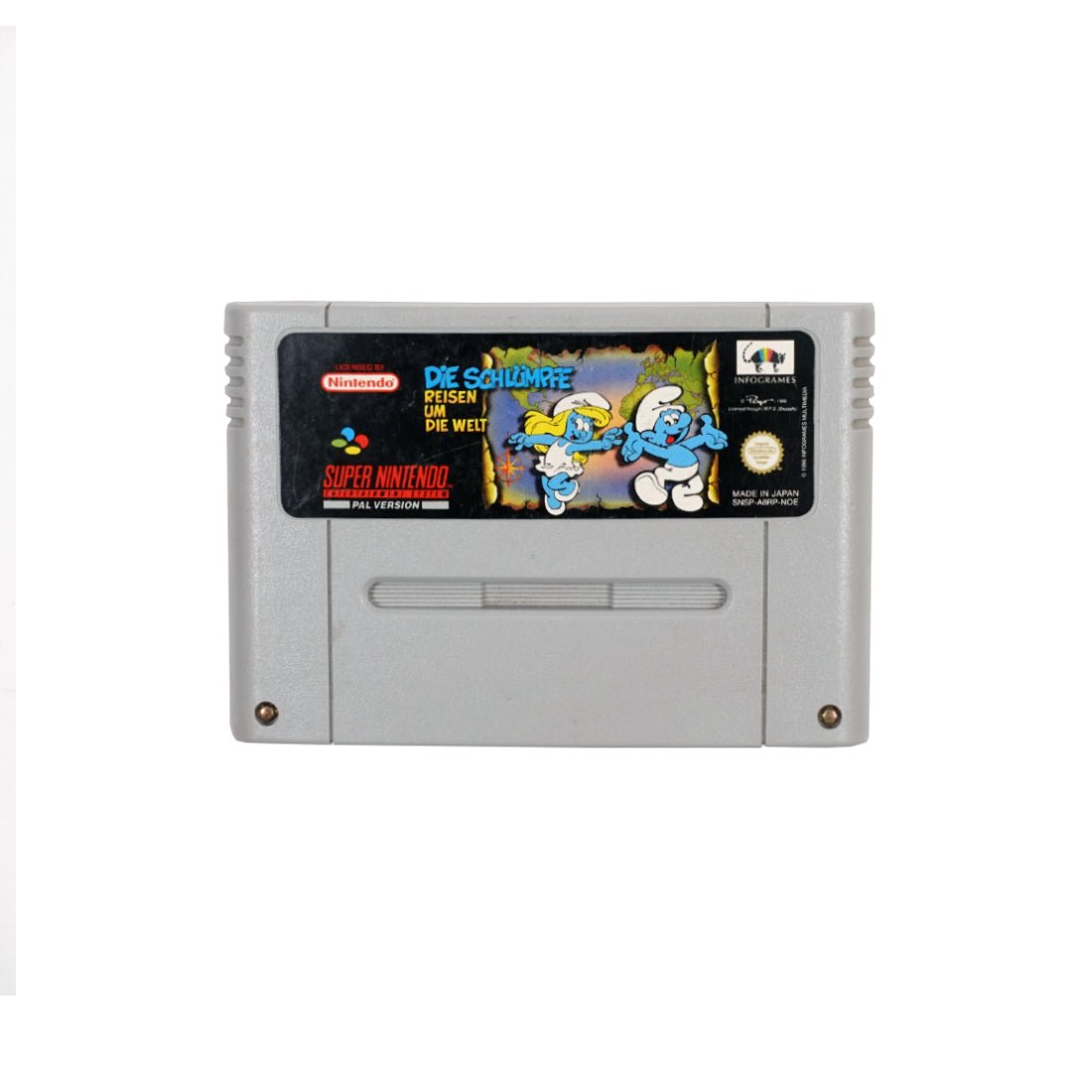 (Pre-Owned) The Smurfs - Super Nintendo Entertainment System - Store 974 | ستور ٩٧٤