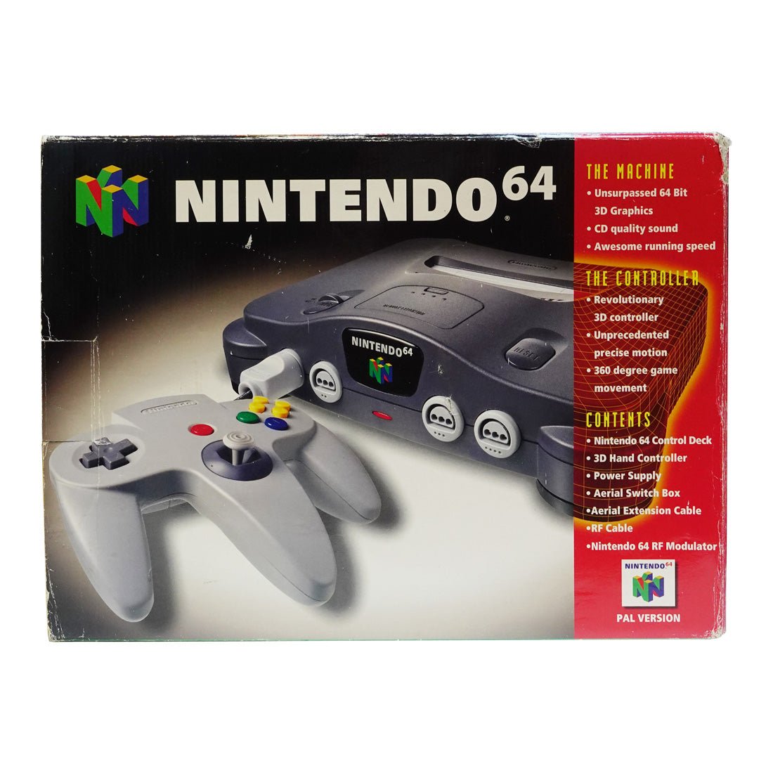 (Pre-Owned) Nintendo 64 Video Game Console - Grey - ريترو - Store 974 | ستور ٩٧٤