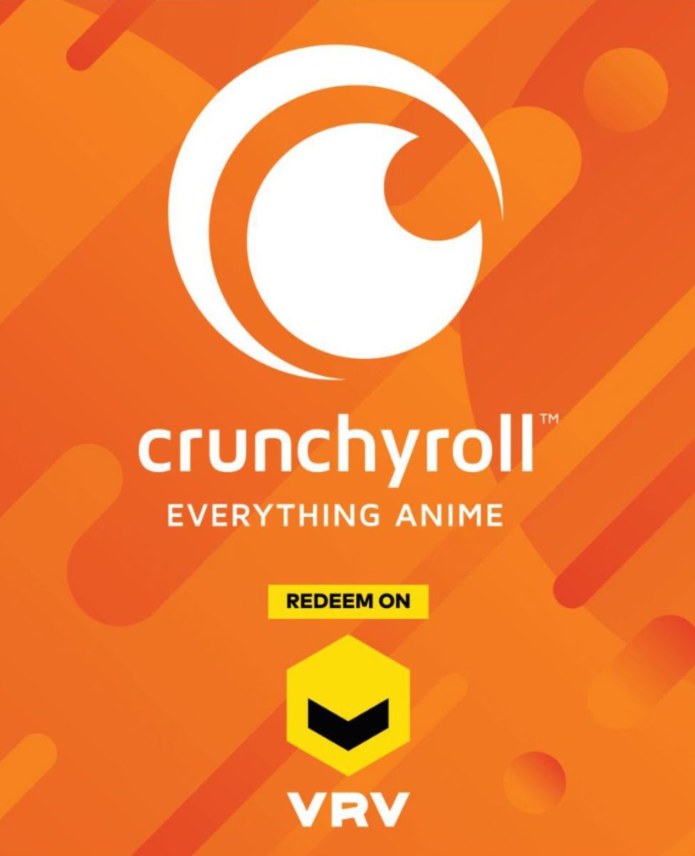 CrunchyRoll (VRV) $25 CrunchyRoll (VRV) $25
