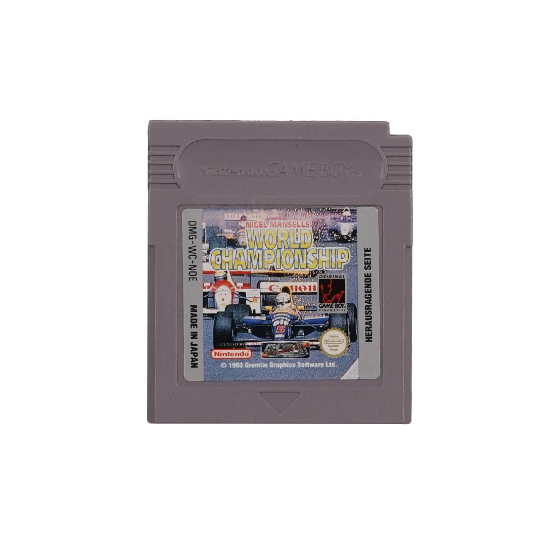 (Pre-Owned) Nigel Mansells' World Championship - Gameboy Classic - Store 974 | ستور ٩٧٤