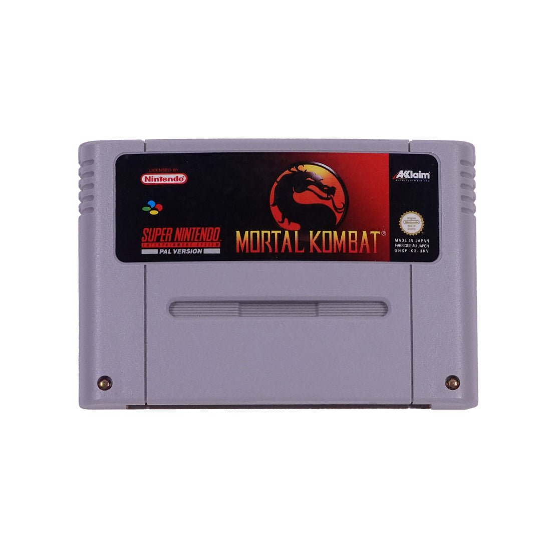 (Pre-Owned) Mortal Kombat - Super Nintendo Entertainment System - Store 974 | ستور ٩٧٤