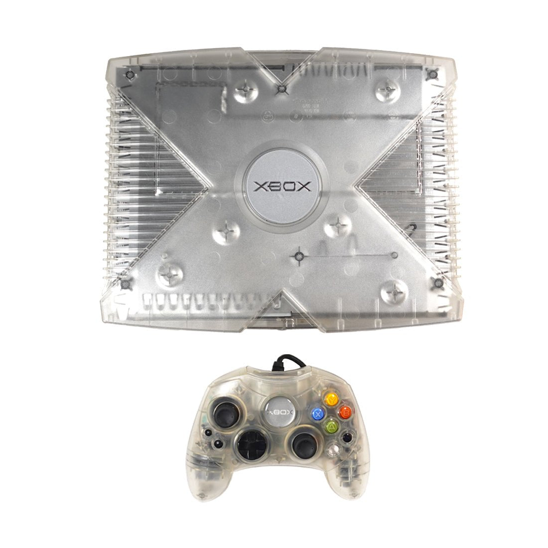 (Pre-Owned) Xbox Original Console - Transparent White - ريترو - Store 974 | ستور ٩٧٤