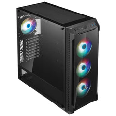 FSP CMT520 Plus ATX Mid-Tower Case - Black - صندوق