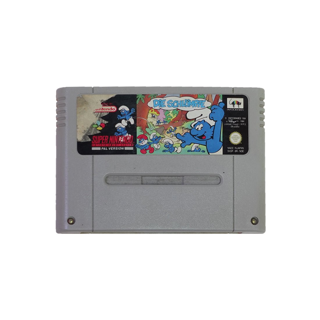 (Pre-Owned) Smurfs: German Edition - Super Nintendo Entertainment System - ريترو - Store 974 | ستور ٩٧٤