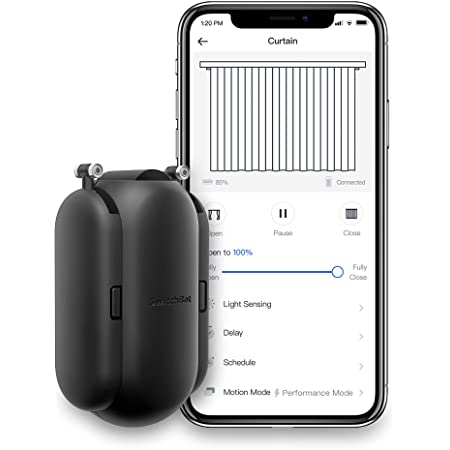 SwitchBot U Rail 2 Curtain Smart Wireless Robot - Black - أكسسوارات ذكية SwitchBot U Rail 2 Curtain Smart Wireless Robot - Black - أكسسوارات ذكية