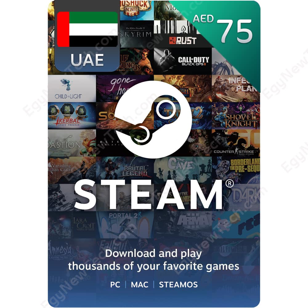 Steam Wallets UAE 75 - Store 974 | ستور ٩٧٤
