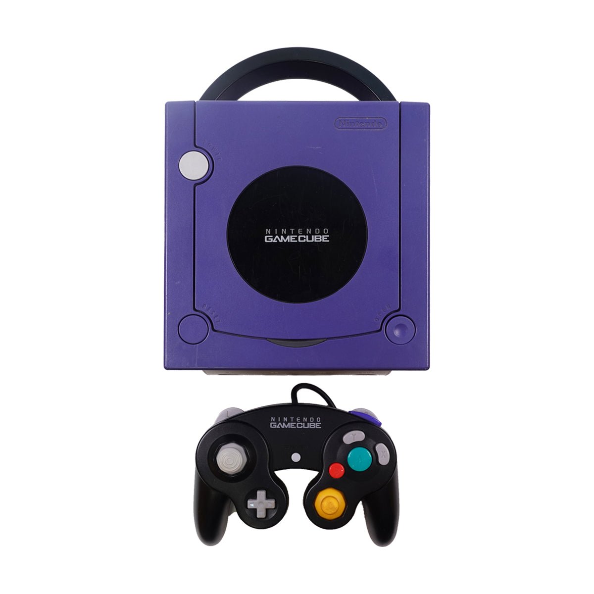 (Pre-Owned) Nintendo GameCube GC Game Console With Black Controller - Blue - ريترو - Store 974 | ستور ٩٧٤