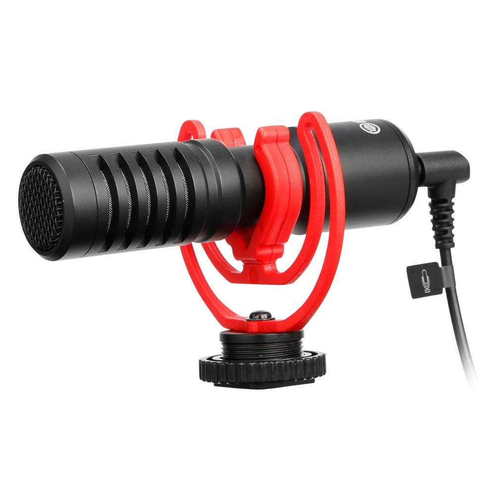 BOYA BY-MM1+ Ultracompact Camera-Mount Shotgun Microphone - ميكروفون BOYA BY-MM1+ Ultracompact Camera-Mount Shotgun Microphone - ميكروفون