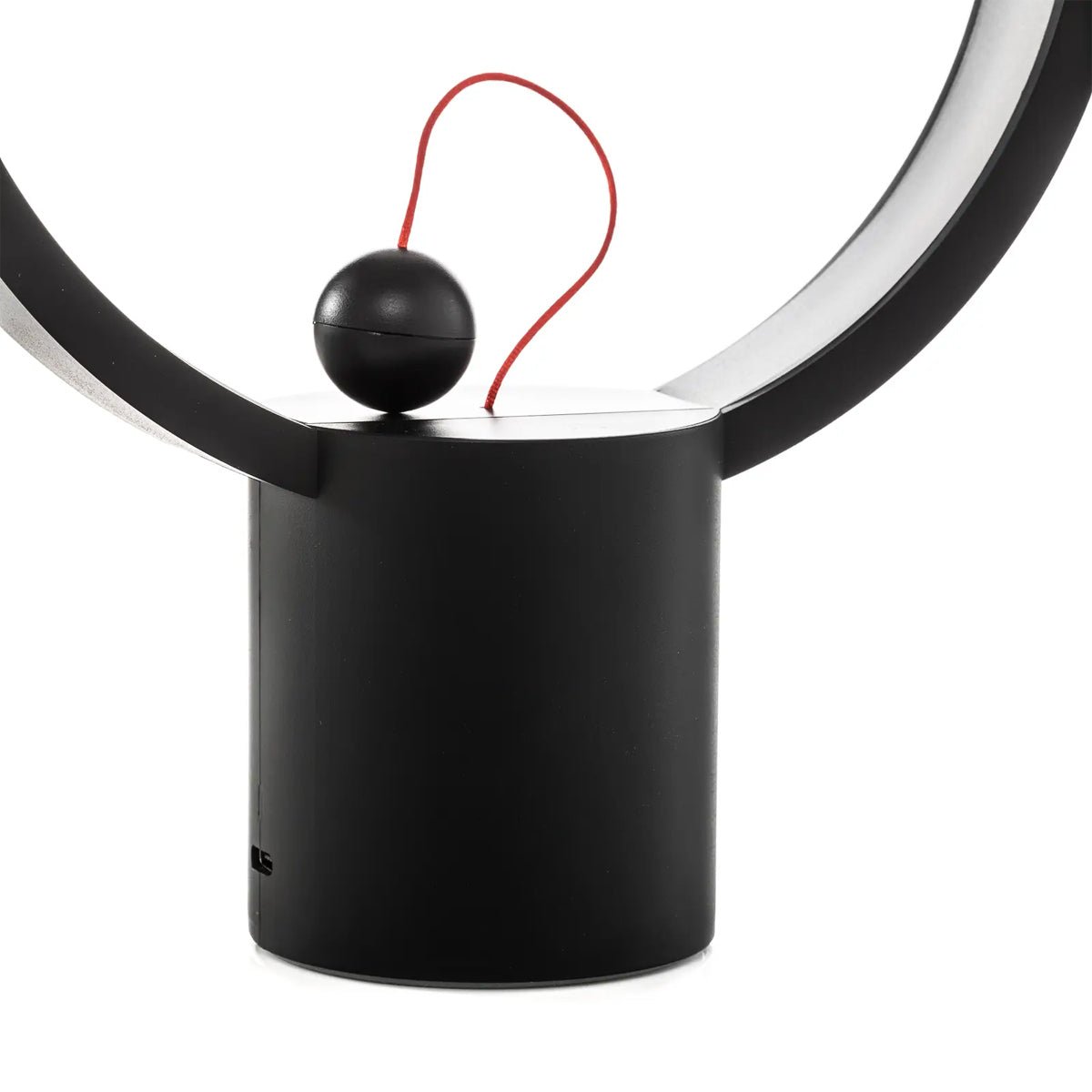 Wireless Magnetic LED Table Lamp - Black - إضاءة Wireless Magnetic LED Table Lamp - Black - إضاءة