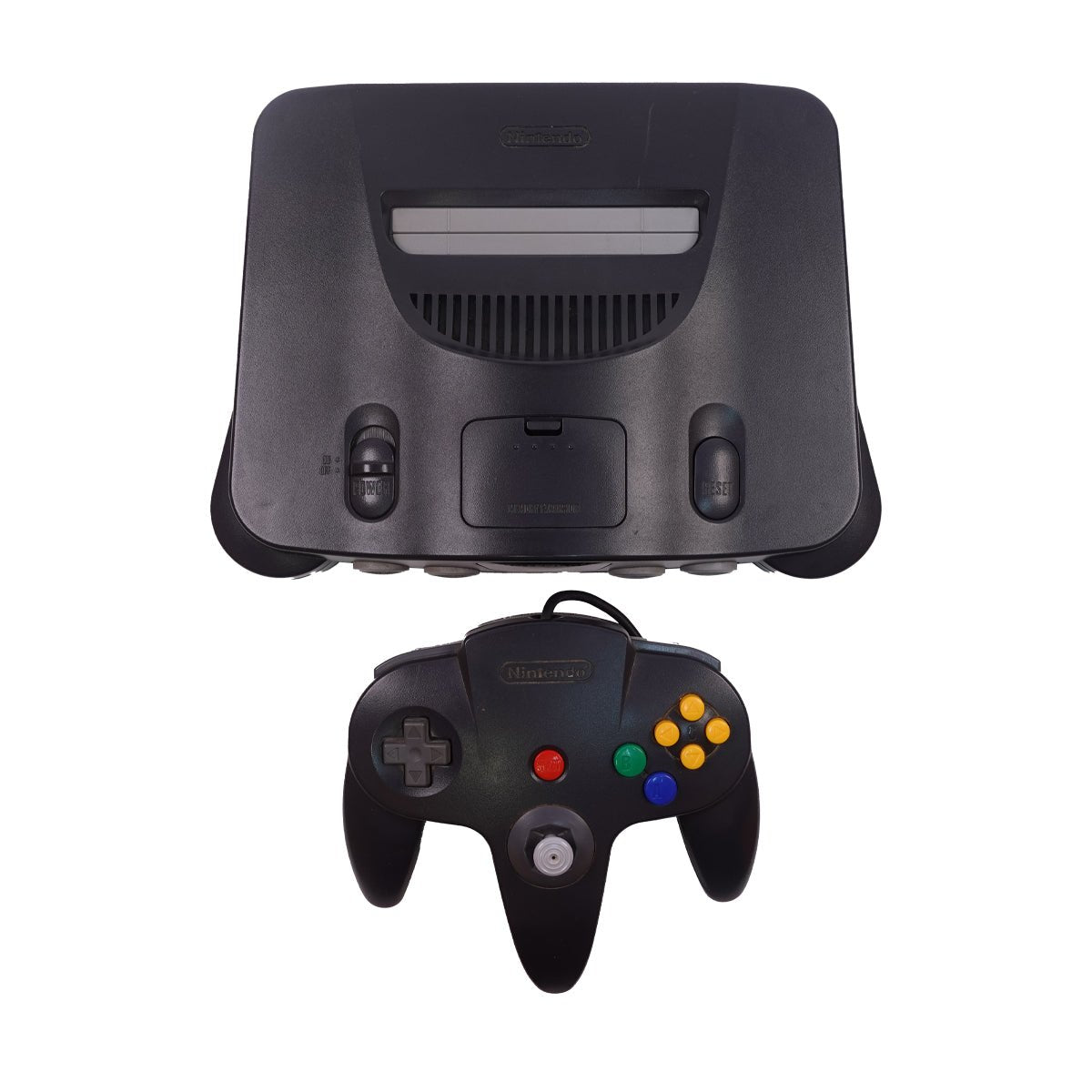 (Pre-owned) Nintendo 64 Video Game Console - Black - ريترو - Store 974 | ستور ٩٧٤