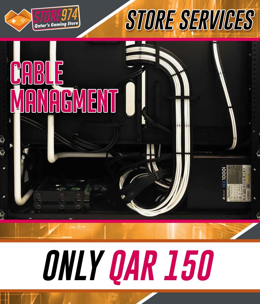 Cable Management Service - Store 974 | ستور ٩٧٤