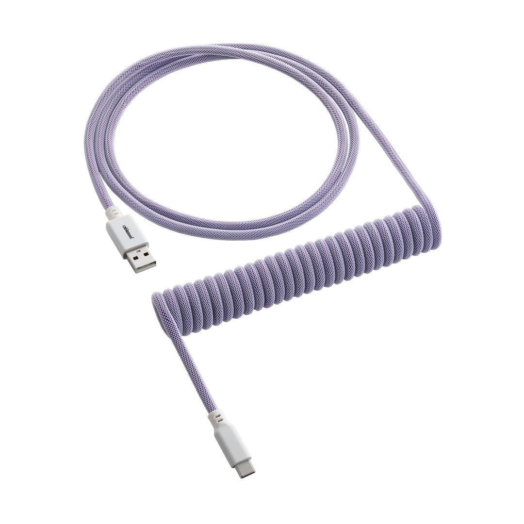 CableMod Classic Coiled Keyboard Cable (Rum Raisin, USB A to USB Type C, 150cm)) - كابل CableMod Classic Coiled Keyboard Cable (Rum Raisin, USB A to USB Type C, 150cm)) - كابل